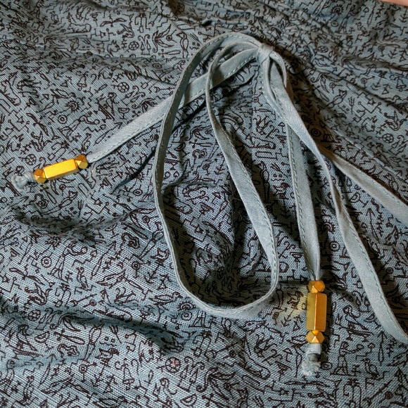 *ANTHROPOLOGIE* Teal convertible tank top - Picture 2 of 4